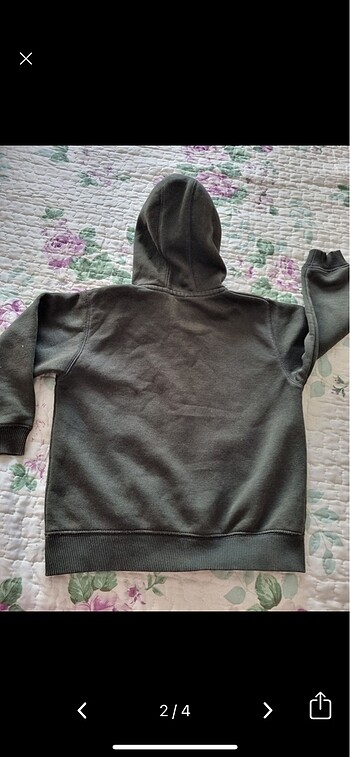 Fermuarlı kapüşonlu sweat shirt LCW 5-6 yaş - Görsel 2