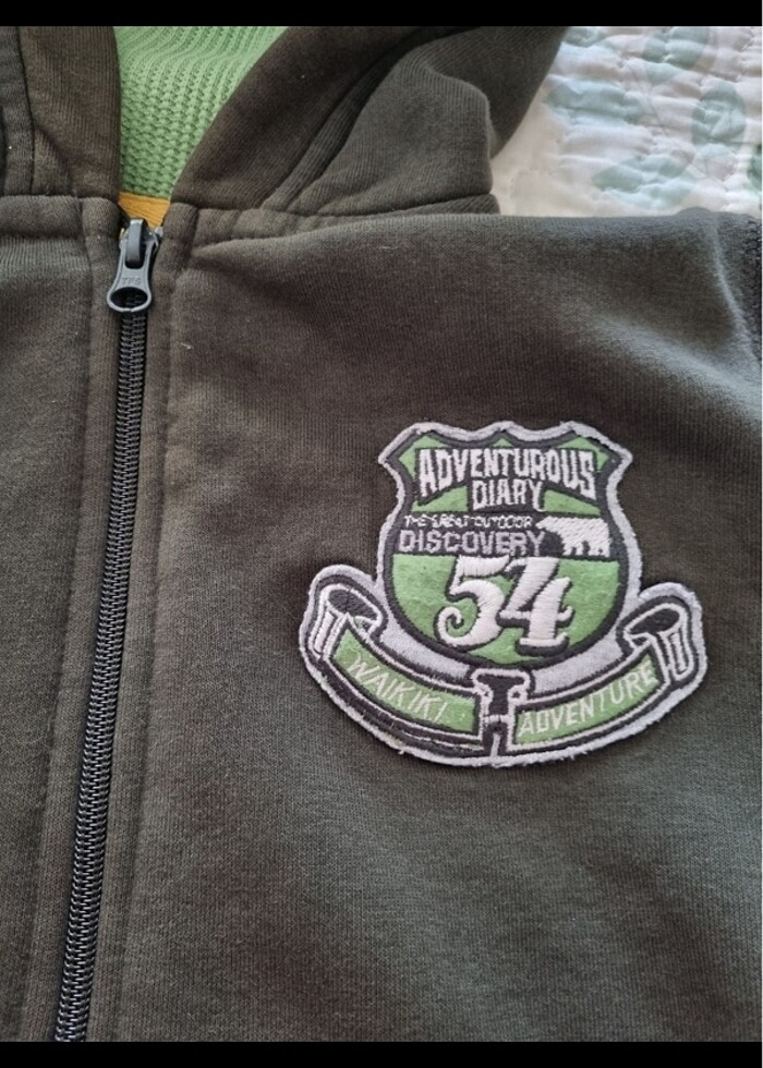 Fermuarlı kapüşonlu sweat shirt LCW 5-6 yaş - Görsel 3