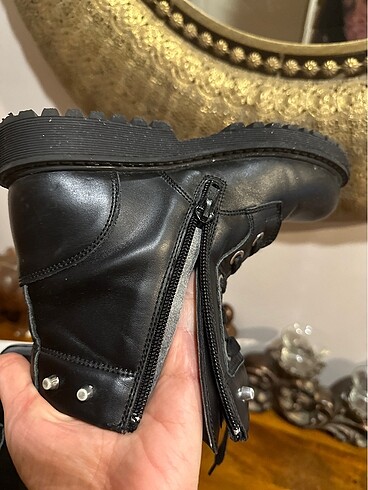 Kız çocuk siyah deri ortopedik çizme 31 Boyner - Görsel 5