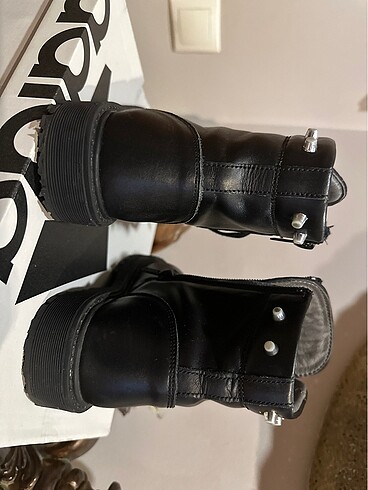 Kız çocuk siyah deri ortopedik çizme 31 Boyner - Görsel 13
