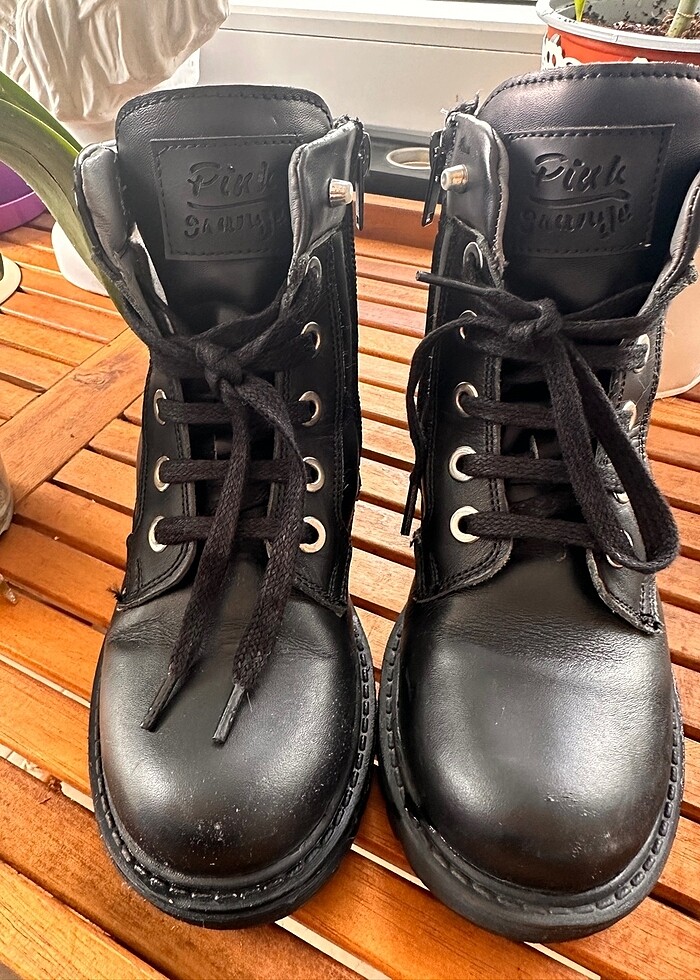 Kız çocuk siyah deri ortopedik çizme 31 Boyner - Görsel 3