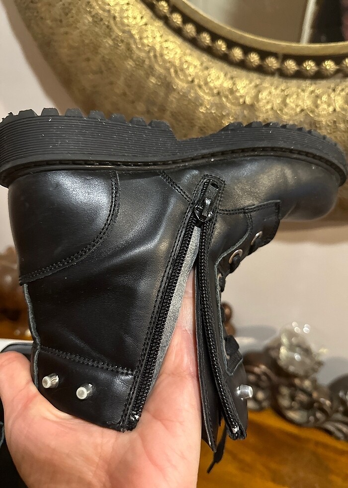 Kız çocuk siyah deri ortopedik çizme 31 Boyner - Görsel 5