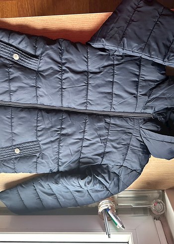 Mango kız çocuk uzun mont 7 yaş - Görsel 6