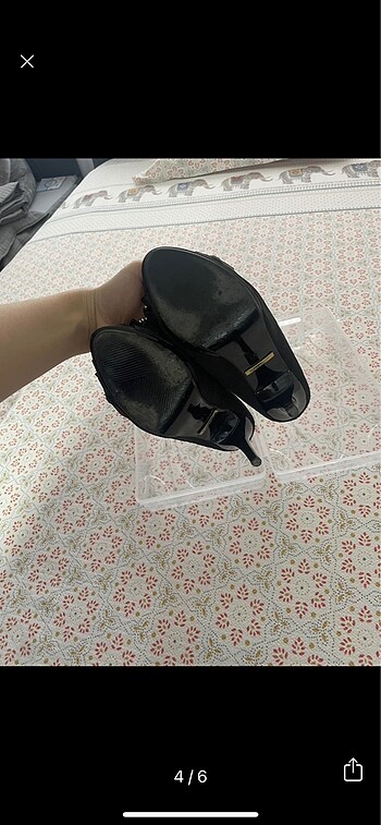 36 Beden siyah Renk Siyah ince topuk abiye ayakkabı