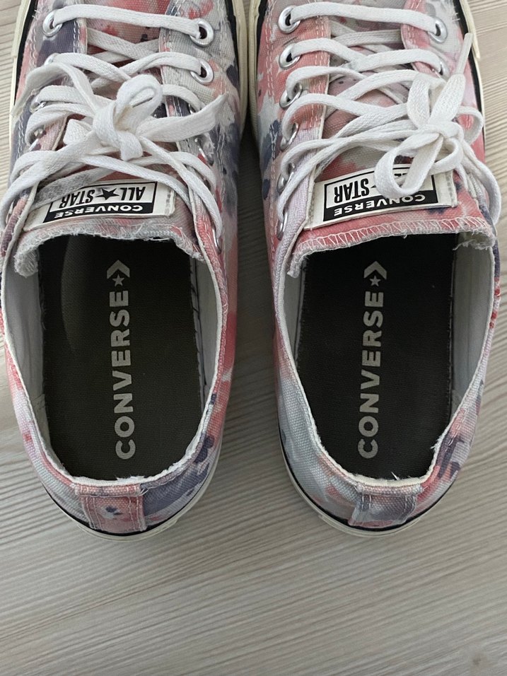 Pembe Tie-Dye Kalın Taban Spor Ayakkabı - Görsel 5