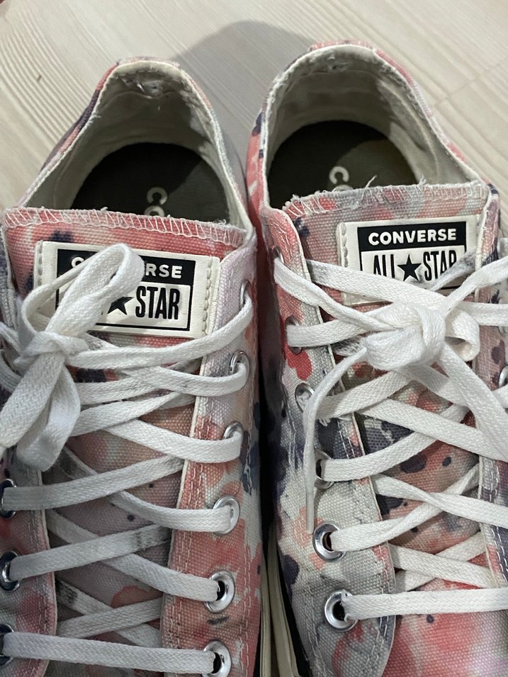 Pembe Tie-Dye Kalın Taban Spor Ayakkabı - Görsel 2