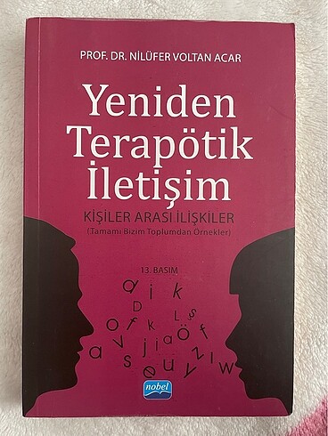 Yeniden Terapotik İletişim Prof. Dr. Nilüfer Voltan Acar