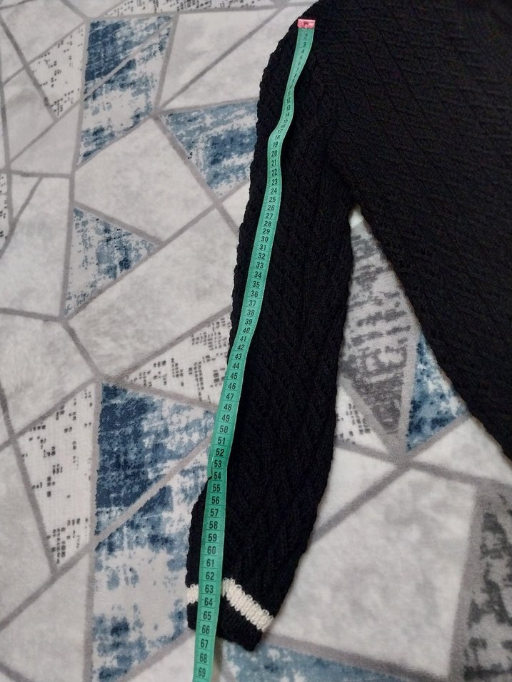 siyah elÖrgüsü çeyizlik ceket - Görsel 3