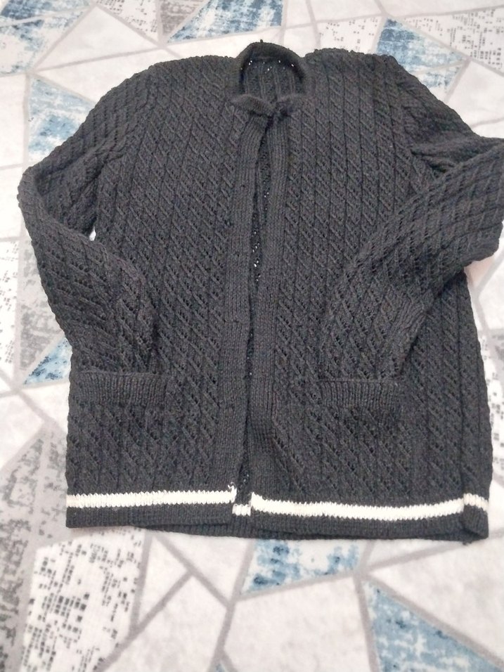 siyah elÖrgüsü çeyizlik ceket - Görsel 5