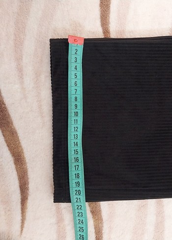 lacivert Kadın kadife fitilliRahat Pantolon - Görsel 3