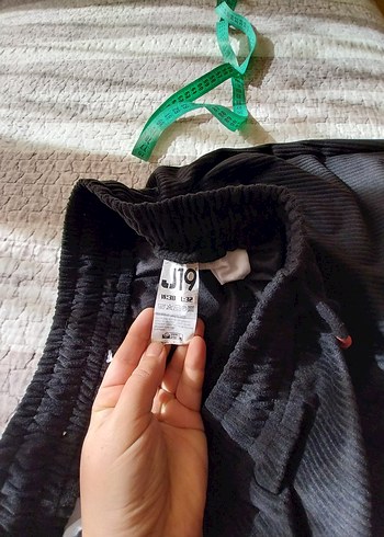 lacivert Kadın kadife fitilliRahat Pantolon - Görsel 2