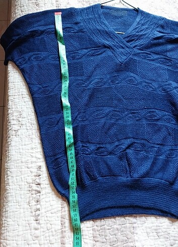 V yaka hazır triko oversize  - Görsel 4