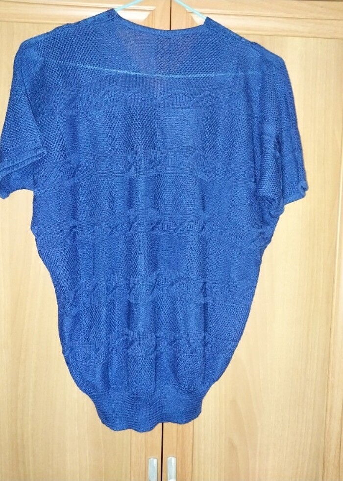 V yaka hazır triko oversize  - Görsel 2