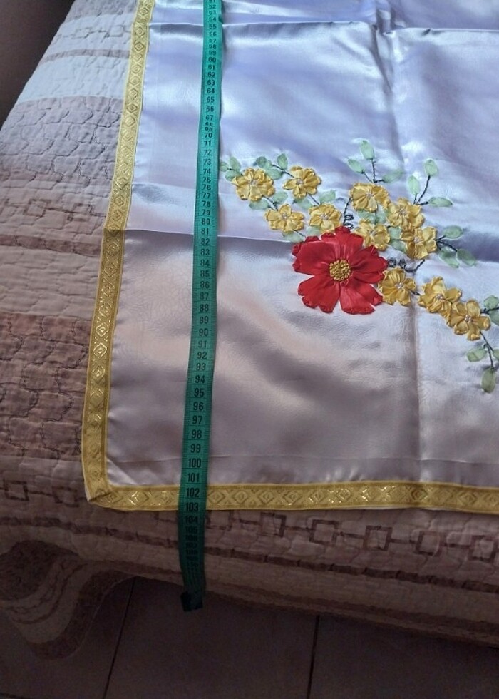 Kurdele nakışı bohça 5 adet var.  - Görsel 3