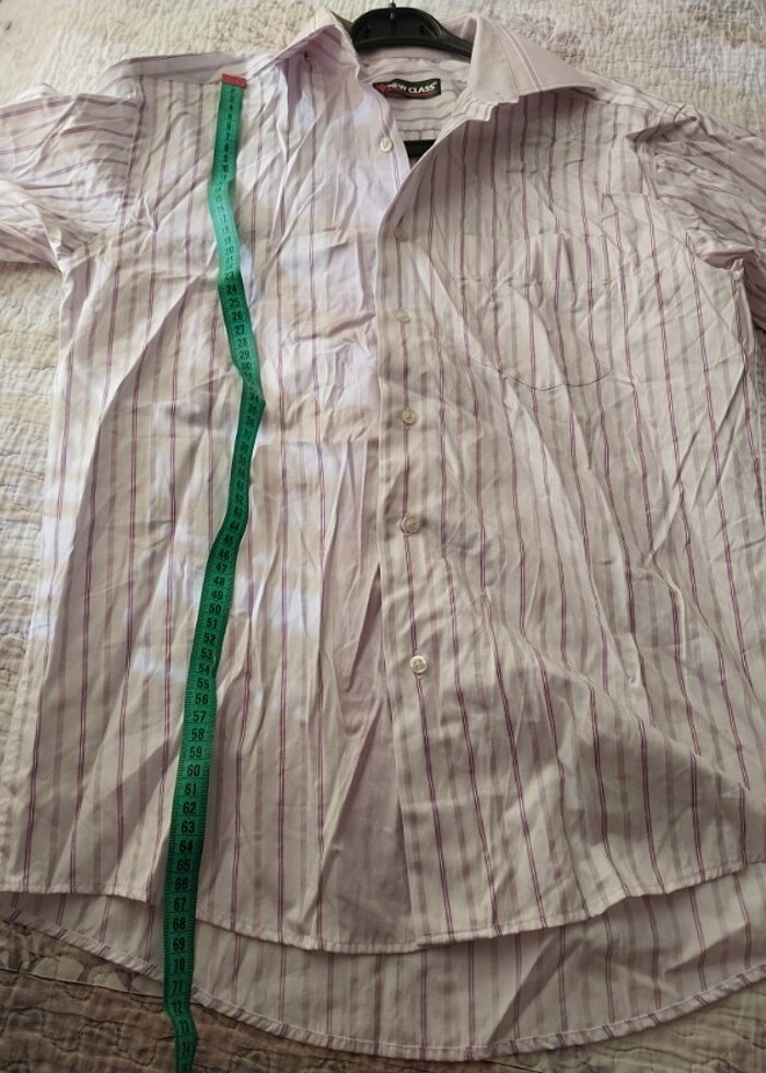 Kısa kollu cepli erkek gomlek - Görsel 3