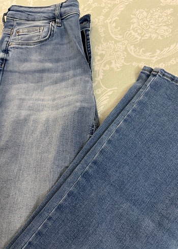 l Beden Mavi Kadın Denim Pantolon