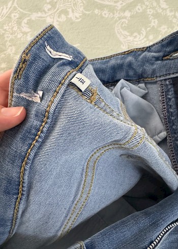 Zara Mavi Kadın Denim Pantolon