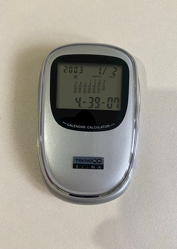 Cep takvimi ve hesap makinesi sıfır ürün - Görsel 5