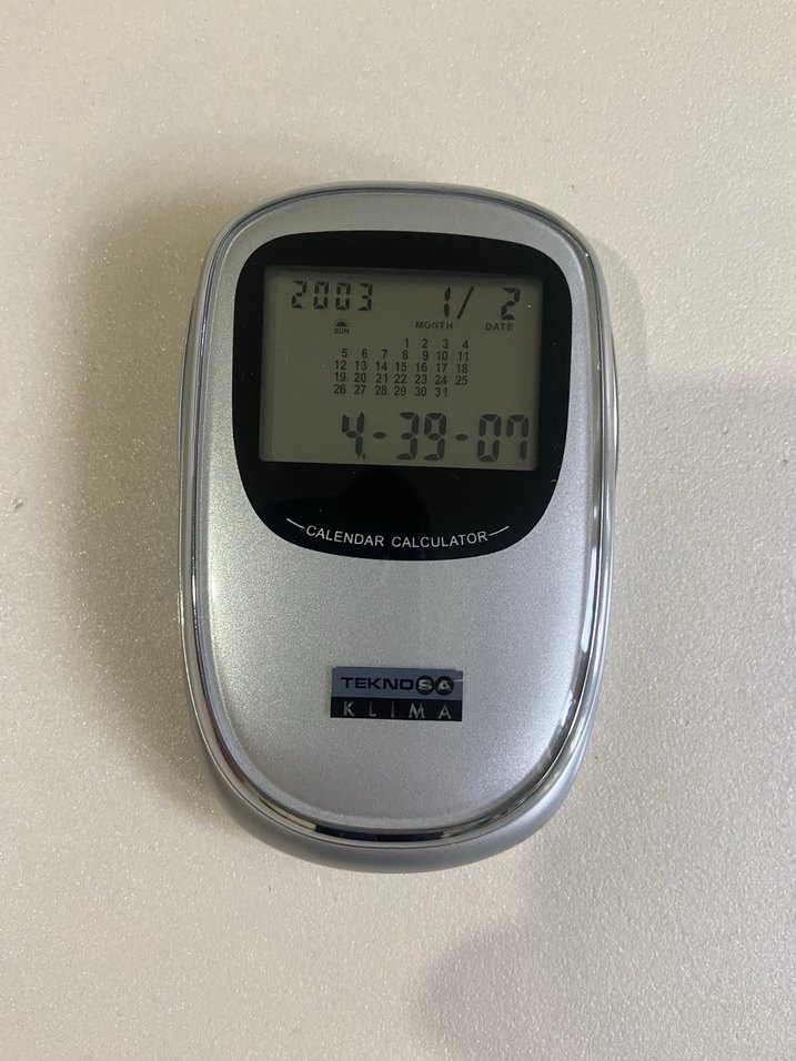 Cep takvimi ve hesap makinesi sıfır ürün - Görsel 5