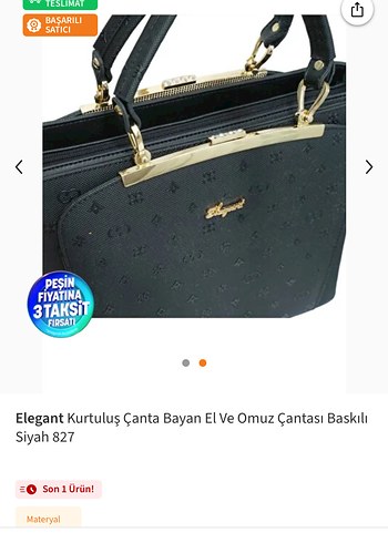 Sıfır şık Klasik Siyah Deri Kadın Çanta - Görsel 9