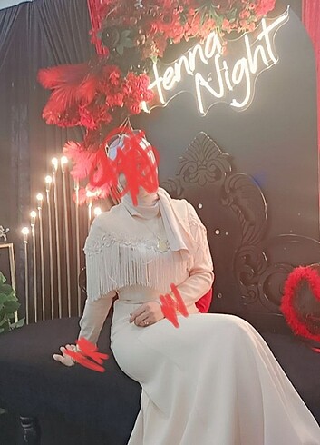 Çok şık balık model elbise 