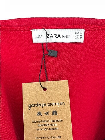 s Beden kırmızı Renk Zara Bluz %70 İndirimli.