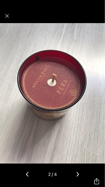  Beden Atellier rebul kokulu mum sıfır orjinal