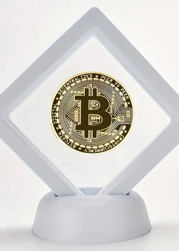 BTC Koleksiyon Parçası Altın Bitcoin