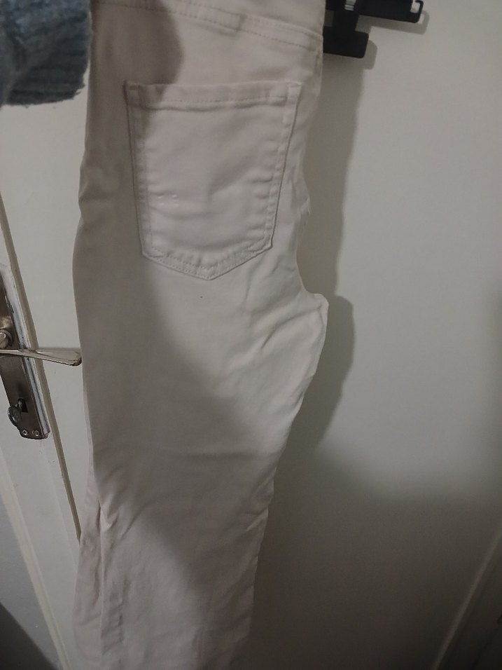 Bej Kadın Palazzo Kot Pantolon - Görsel 2