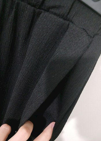 Kadın Siyah Kumaş Pantolon - Görsel 2