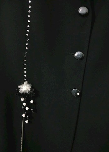 Uzun Kadın Şık Ceket - Görsel 2