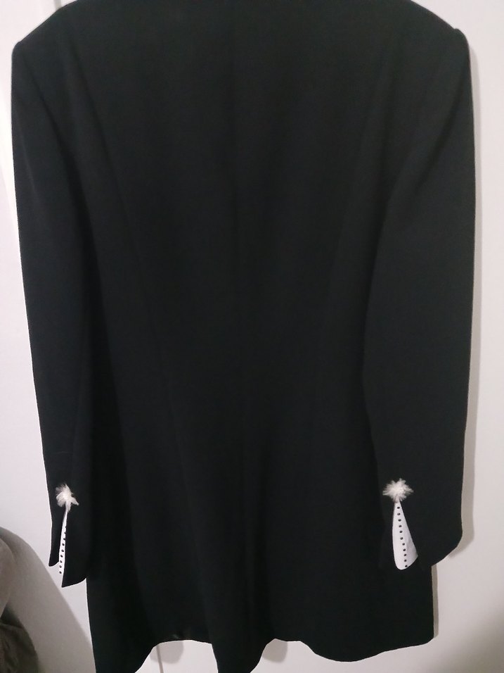 Uzun Kadın Şık Ceket - Görsel 3