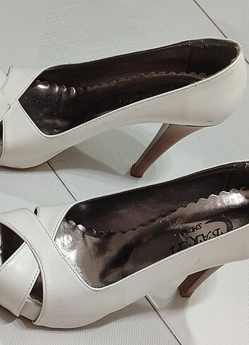 36 Beden beyaz Renk Topuklu ayakkabı
