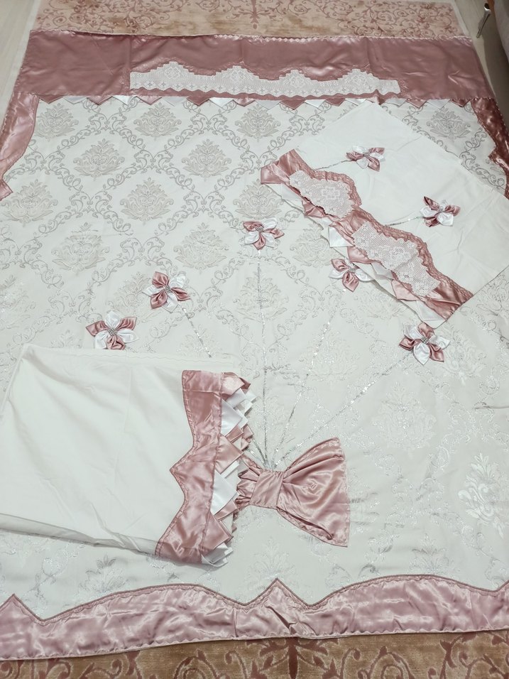 pike takımı dantelli el emeği - Görsel 5