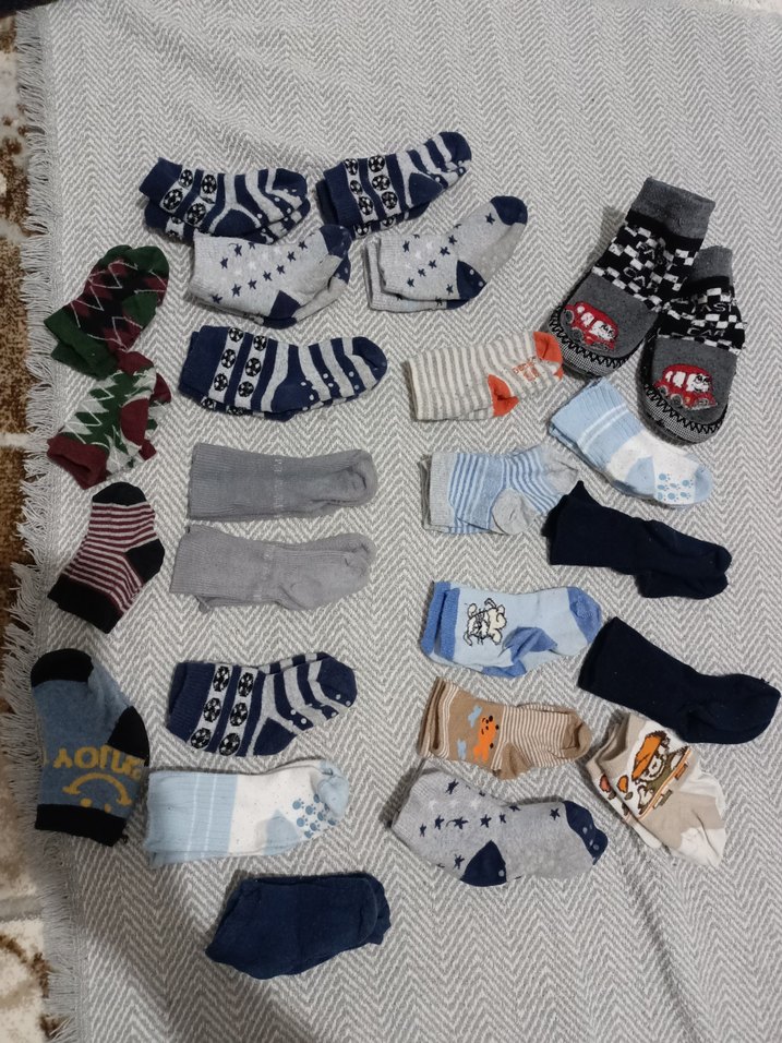 Çocuklar için Çok Renkli Desenli Çoraplar - Görsel 2