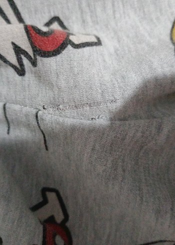 Tom ve Jerry Baskılı Gri Kız Eşofman Altı - Görsel 4