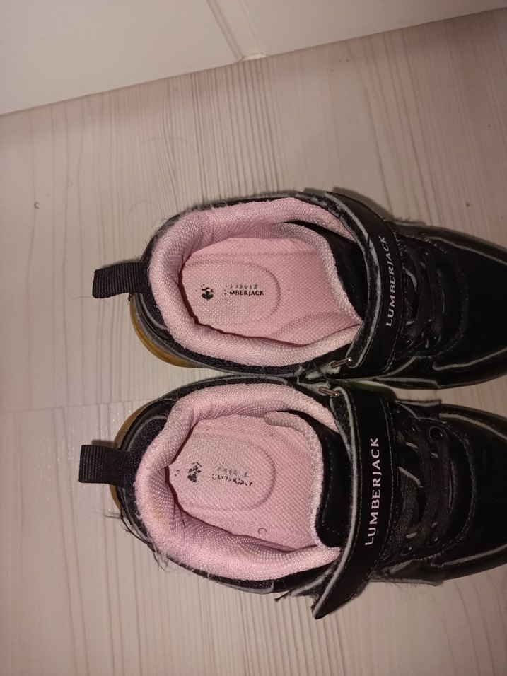 Kız Çocuk siyah Lumberjack ayakkabı - Görsel 5