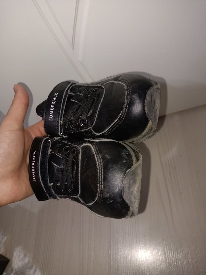 Kız Çocuk siyah Lumberjack ayakkabı - Görsel 2