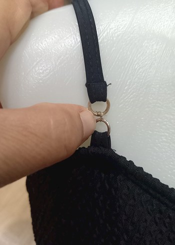 40 Beden siyah Renk Bikini üst