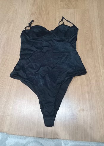 36 Beden siyah Renk Bodysuit