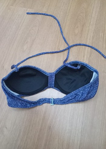 38 Beden Gri Strappy Kadın Bikini Üstü