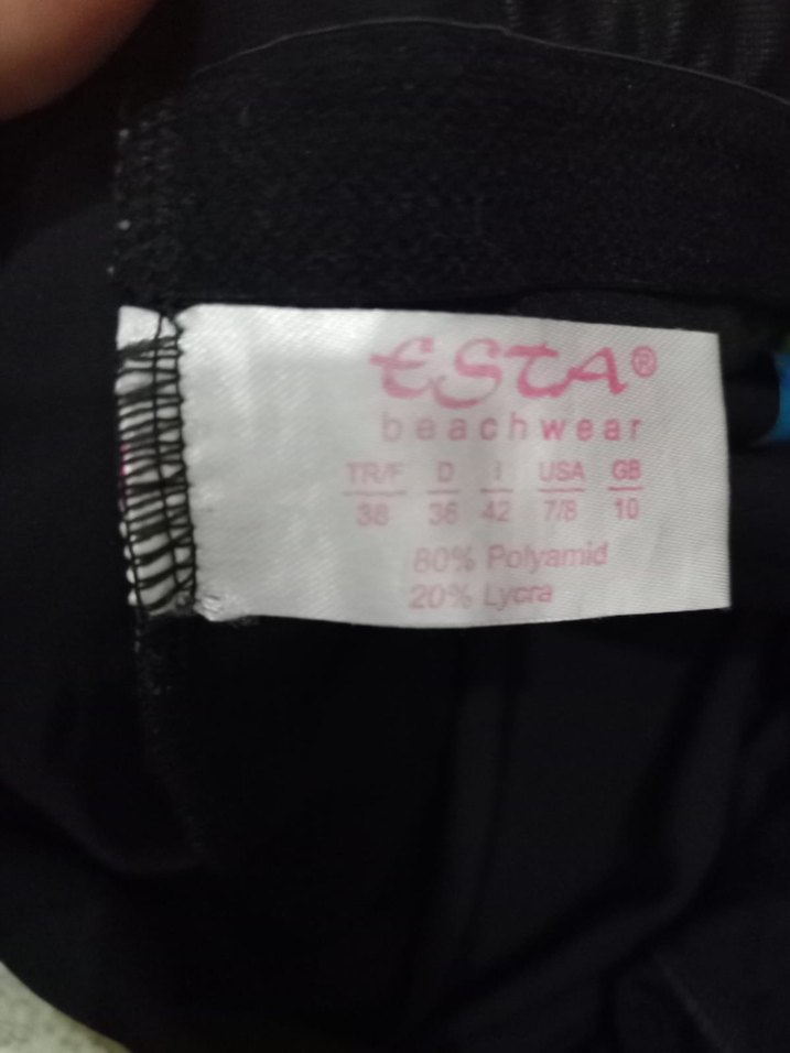 Renkli Fırfırlı Mini Askılı Kadın Mayo - Görsel 4