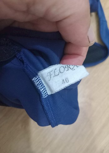 Lacivert Kadın Kolsuz Mayo - Görsel 4