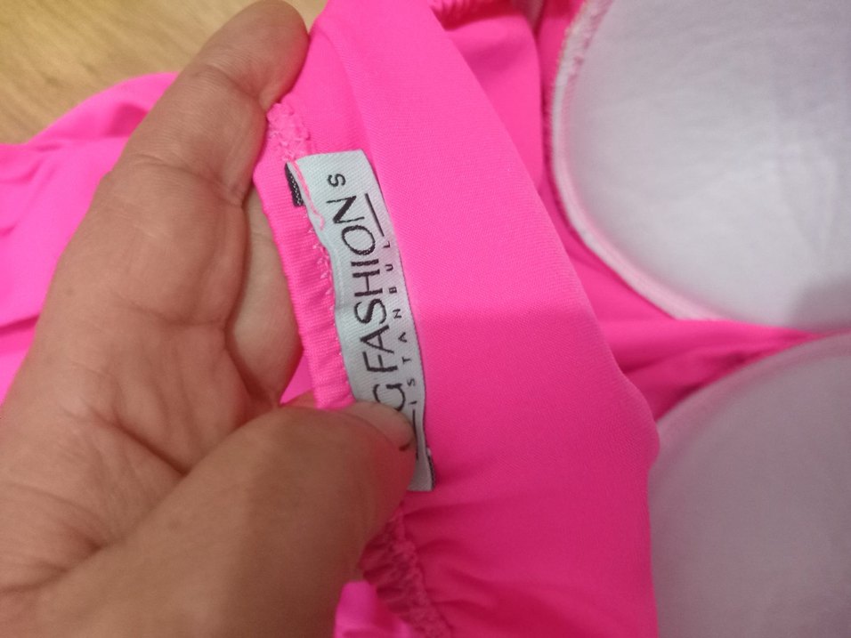 Pembe Straplez mayo (alt yok) - Görsel 4