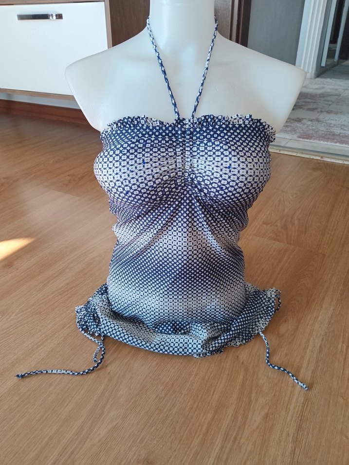 Fırfırlı Bohem etekli Kadın Mayo - Görsel 2