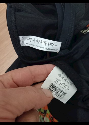 Çiçek Desenli Bantlı Kadın Bikini - Görsel 3