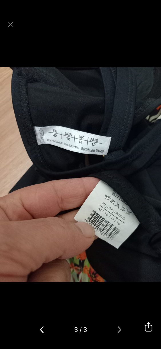 Çiçek Desenli Bantlı Kadın Bikini - Görsel 3