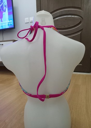 Renkli Boncuk Detaylı Bohem Bikini Üstü - Görsel 2