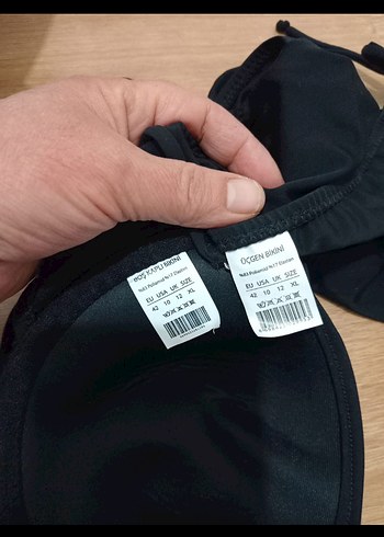 Siyah Mini Bantlı Strappy Bikini - Görsel 3