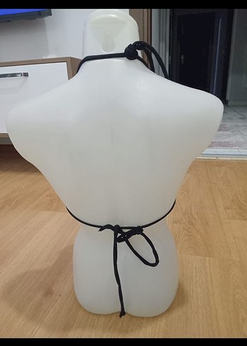 Renkli Bohem Boncuklu İp Askılı Bikini Üstü - Görsel 2